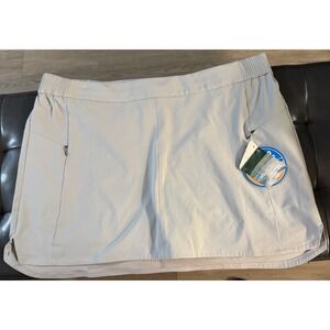 Columbia PFG Skort Women's Size XXL Beige/Gray Omni Shade See Photos